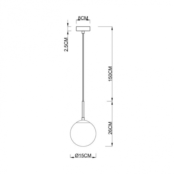 Подвесной светильник Arte Lamp Volare A1565SP-1BK