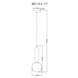 Подвесной светильник MyFar Pierre MR1164-1P