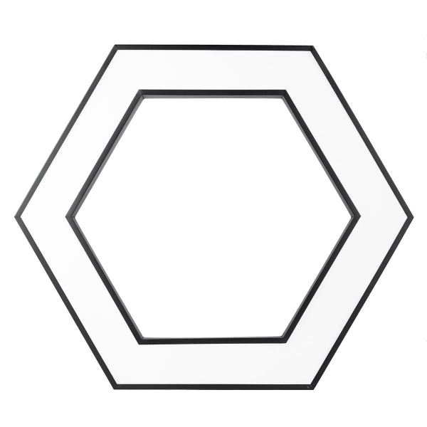 Подвесной светодиодный cветильник Geometria ЭРА Hexagon SPO-124-B-40K-051 51Вт 4000К черный Б0050557