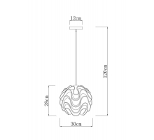 Подвесной светильник Moderli Flake V11011-P