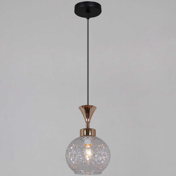 Подвесной светильник Reluce 10080-0.9-01 BK+FG