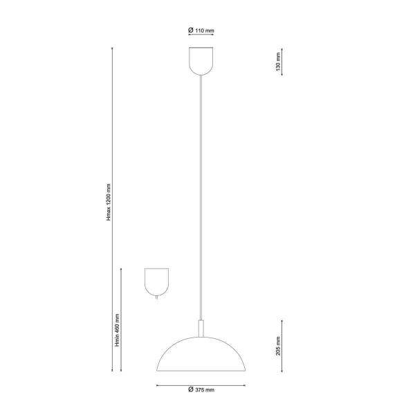 Подвесной светильник Lucia Tucci Palla 1090.1 Bianco