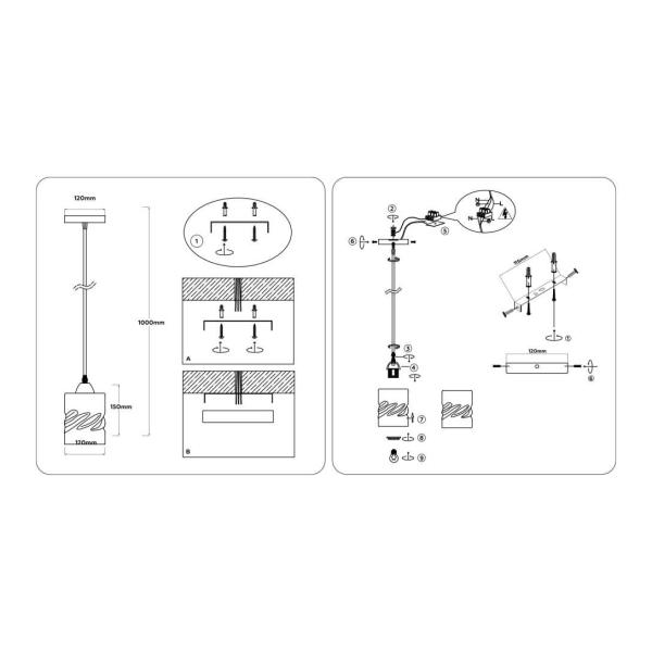 Светильник подвесной со стеклянным плафоном Ambrella light Traditional TR3409 Светильник подвесной со стеклянным плафоном Ambrella light Traditional TR3409