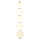 Подвесной светодиодный светильник Natali Kovaltseva Loft Led Lamps 81100/5C Gold White