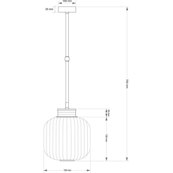 Подвесной светильник KUTEK ALBA ALB-ZW-1(P)150 Подвесной светильник KUTEK ALBA ALB-ZW-1(P)150