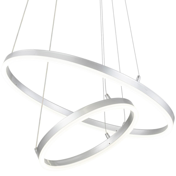 Подвесной светодиодный светильник Escada Void 10254/2LED Silver APP Подвесной светодиодный светильник Escada Void 10254/2LED Silver APP