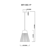 Подвесной светильник MyFar Hill MR1360-1P