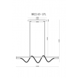 Подвесной светодиодный светильник MyFar Kenneth MR2143-1PL