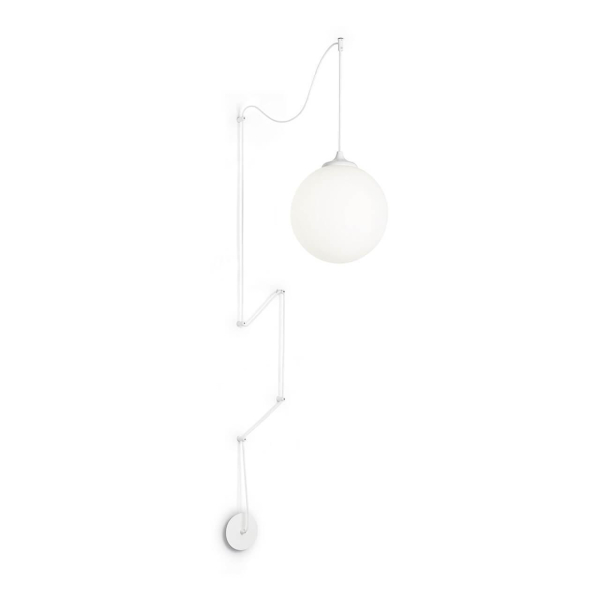 Подвесной светильник Ideal Lux Boa SP1 Bianco 160863 Подвесной светильник Ideal Lux Boa SP1 Bianco 160863