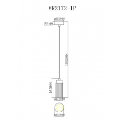 Подвесной светильник MyFar Alex MR2172-1P