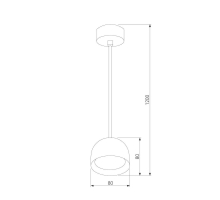 Подвесной светодиодный светильник Elektrostandard Uno 50261 LED a065705