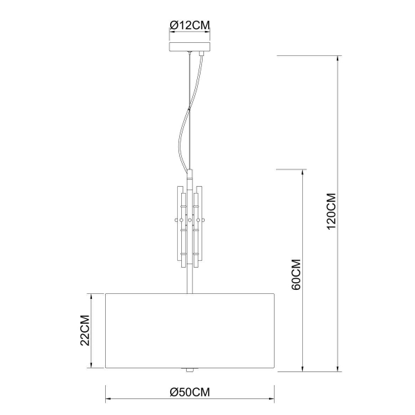 Подвесной светильник Arte Lamp Taygeta A4097SP-5CC