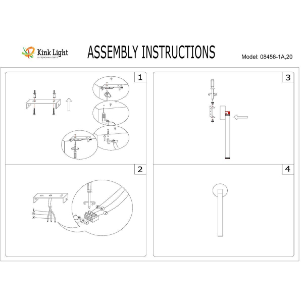 Подвесной светодиодный светильник Kink Light Эванте 08456-1A,19