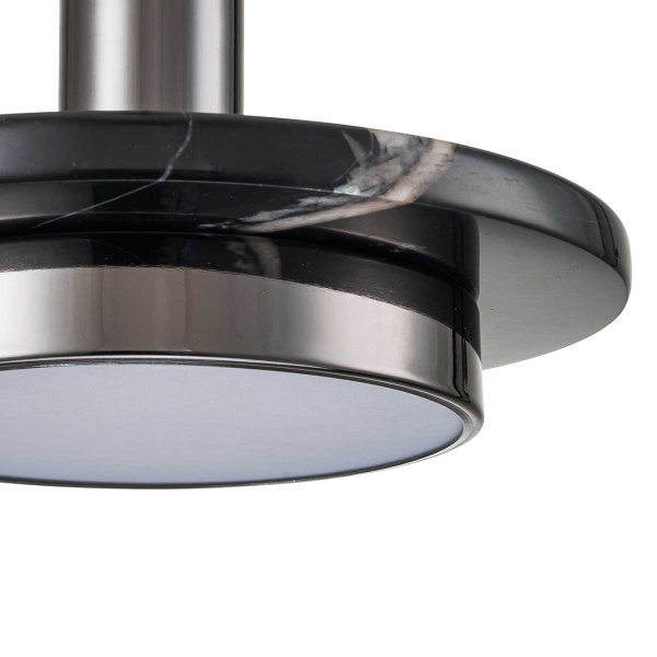 Подвесной светильник Escada 10260/1 LED*12W Black/Black marble Подвесной светильник Escada 10260/1 LED*12W Black/Black marble