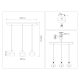 Подвесной светильник Ambrella light Traditional Loft TR83135
