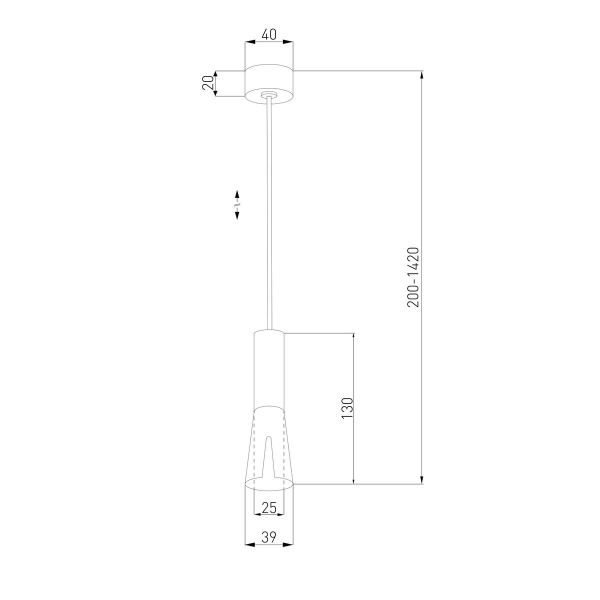 Подвесной светодиодный светильник Elektrostandard Pino 50311 LED a067971 Подвесной светодиодный светильник Elektrostandard Pino 50311 LED a067971