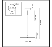 Подвесной светильник Odeon Light BERGI 5064/15L