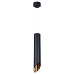 Подвесной светильник Reluce Technical 16007-0.9-001LD 300mm GU10 BK+GD