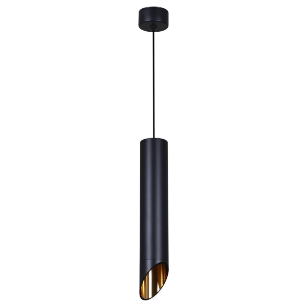 Подвесной светильник Reluce Technical 16007-0.9-001LD 300mm GU10 BK+GD