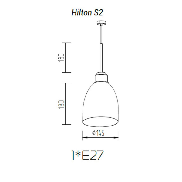 Подвесной светильник TopDecor Hilton S2 12