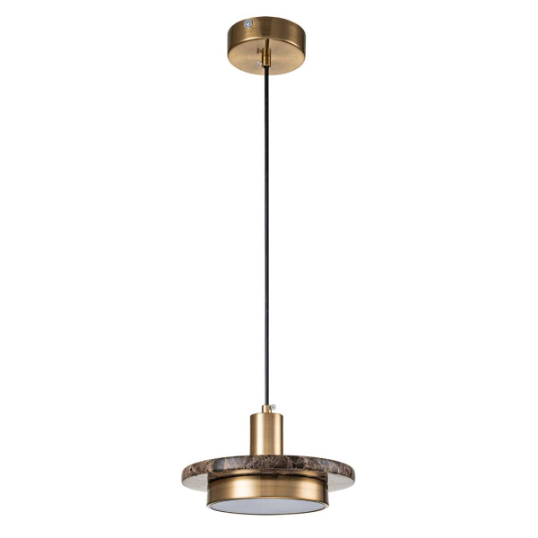Подвесной светильник Escada 10260/1 LED*12W Brass/Brown marble Подвесной светильник Escada 10260/1 LED*12W Brass/Brown marble