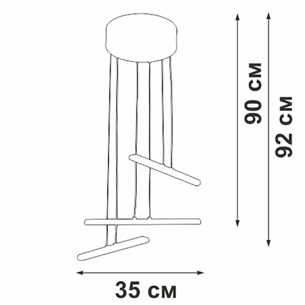 Подвесной светильник Vitaluce V3046-0/3S Подвесной светильник Vitaluce V3046-0/3S