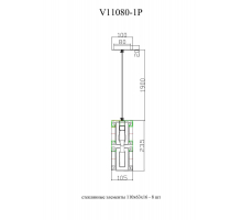 Подвесной светильник Moderli Lilly V11080-1P