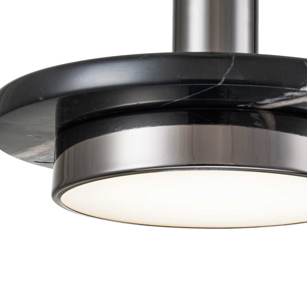 Подвесной светильник Escada 10260/1 LED*12W Black/Black marble Подвесной светильник Escada 10260/1 LED*12W Black/Black marble
