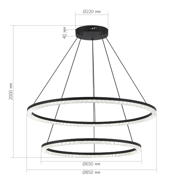 Подвесной светильник ST Luce Эвклидик SL1018.403.02