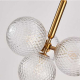 Подвесной светильник Imperium Loft Raffin 4 Transparent Gold 255229-26