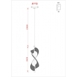 Подвесной светодиодный светильник Arte Lamp Fiorita A2093SP-1GO