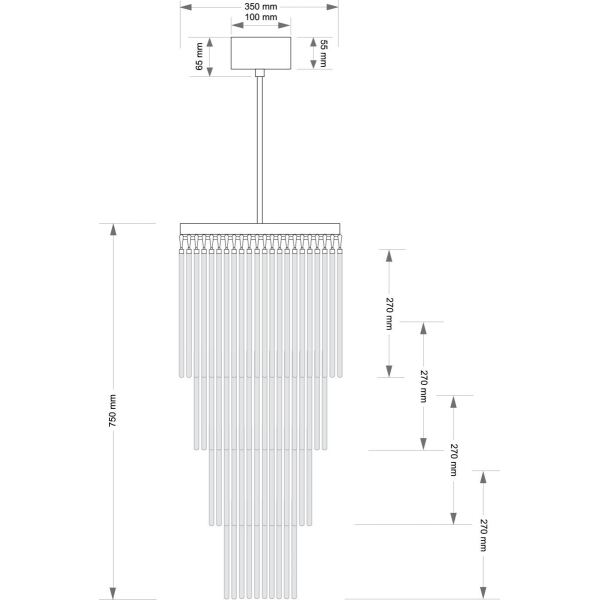 Подвесной светильник KUTEK FILAGO FIL-ZW-10(P)350/270 Подвесной светильник KUTEK FILAGO FIL-ZW-10(P)350/270