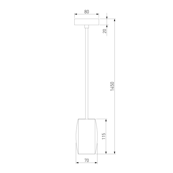 Подвесной светодиодный светильник Eurosvet Bonaldo 50246/1 Led золото