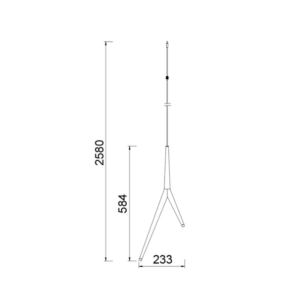 Подвесной модульный светильник без основания Mantra Arrecife 9220