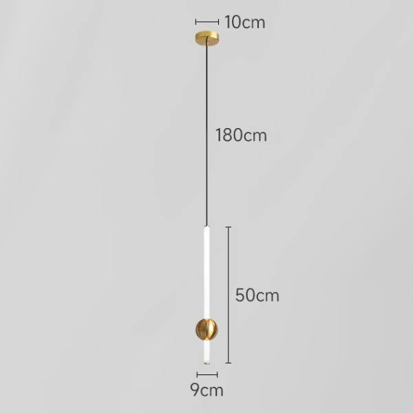 Подвесной светильник Imperium Loft Wand Vrt B H50 Brass 345104-23