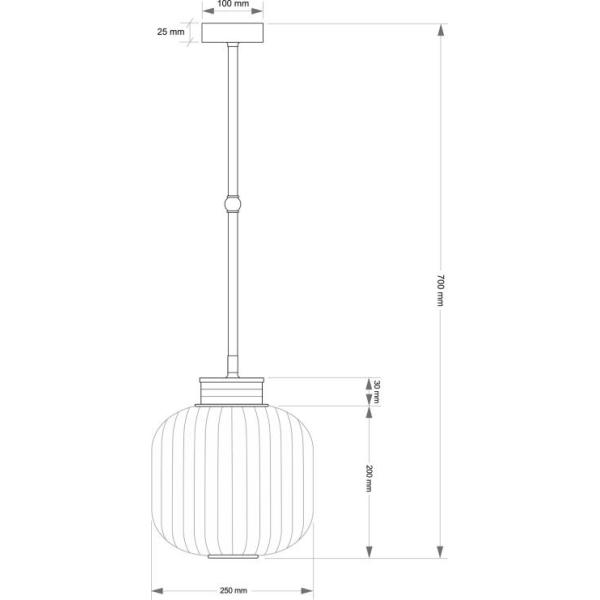 Подвесной светильник KUTEK ALBA ALB-ZW-1(P)250 Подвесной светильник KUTEK ALBA ALB-ZW-1(P)250