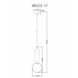 Подвесной светильник MyFar Pierre MR2242-1P
