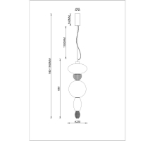 Подвесной светодиодный светильник Divinare Ambra 5016/17 SP-24