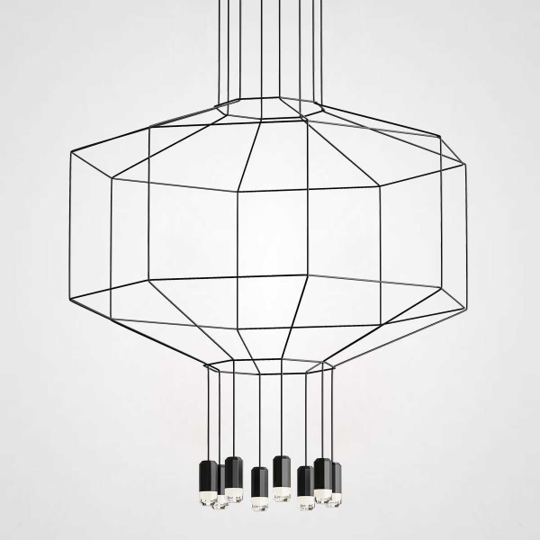 Подвесной светильник Imperium Loft Via Wireflow Polyhedral 0301 Octagonal D55 377876-22