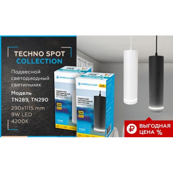 Подвесной светодиодный светильник Ambrella light Techno Spot TN289 Подвесной светодиодный светильник Ambrella light Techno Spot TN289