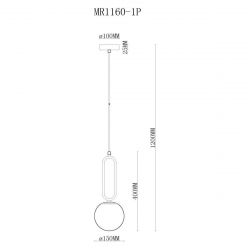 Подвесной светильник MyFar Pierre MR1160-1P