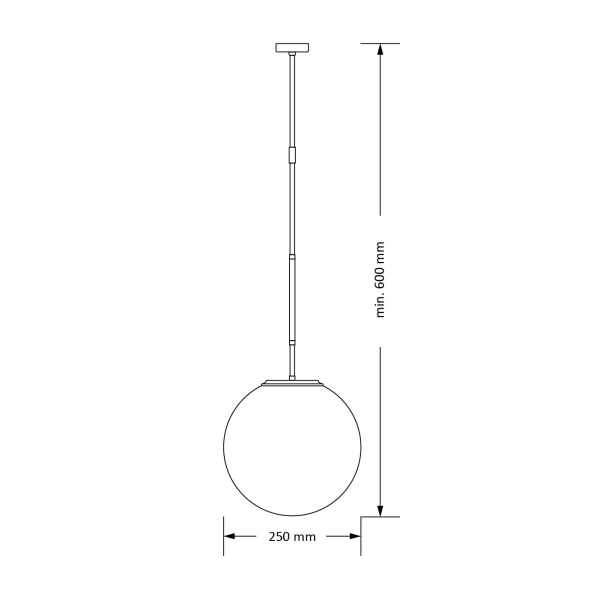 Подвесной светильник KUTEK MOOD Ultimo ULT-ZW-1(ZM)250 Подвесной светильник KUTEK MOOD Ultimo ULT-ZW-1(ZM)250