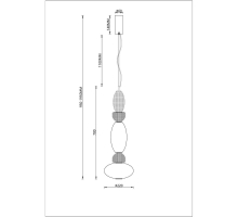 Подвесной светодиодный светильник Divinare Ambra 5016/17 SP-20