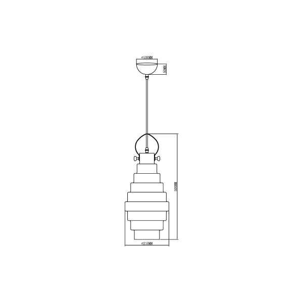 Подвесной светильник Vele Luce Genio VL5402P11