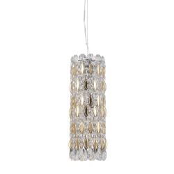 Подвесной светильник Crystal Lux Lirica SP3 Chrome/Gold-Transparent