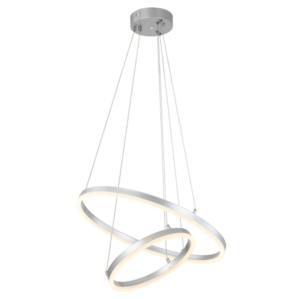 Подвесной светодиодный светильник Escada Void 10254/2LED Silver APP Подвесной светодиодный светильник Escada Void 10254/2LED Silver APP