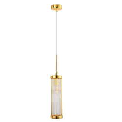 Подвесной светильник Crystal Lux Tadeo SP1 D100 Gold/Transparente