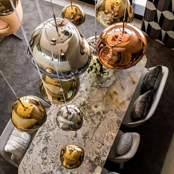 Подвесной светильник Imperium Loft Tom Dixon Melt Pendant Silver D50 233055-22