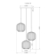 Подвесной светильник Moderli Ivory V11032-3P