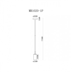 Подвесной светильник MyFar Dereck MR1020-1P